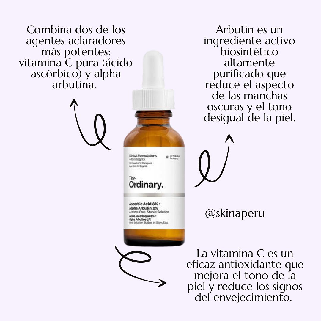 THE ORDINARY ÁCIDO ASCORBICO 8% + ALFA ARBUTINA 2%