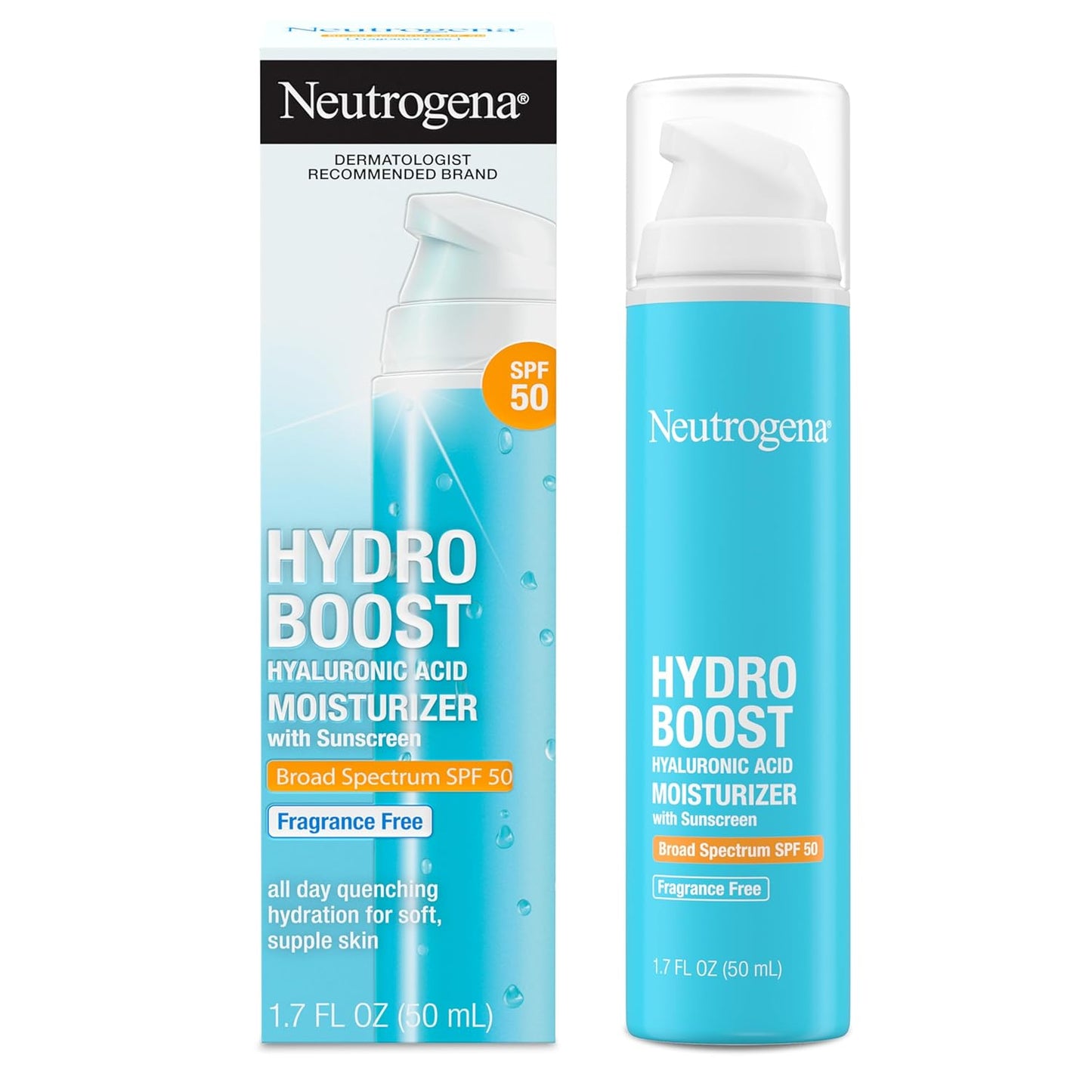 NEUTROGENA ÁCIDO HIALURÓNICO CON PROTECTOR SOLAR SPF 50