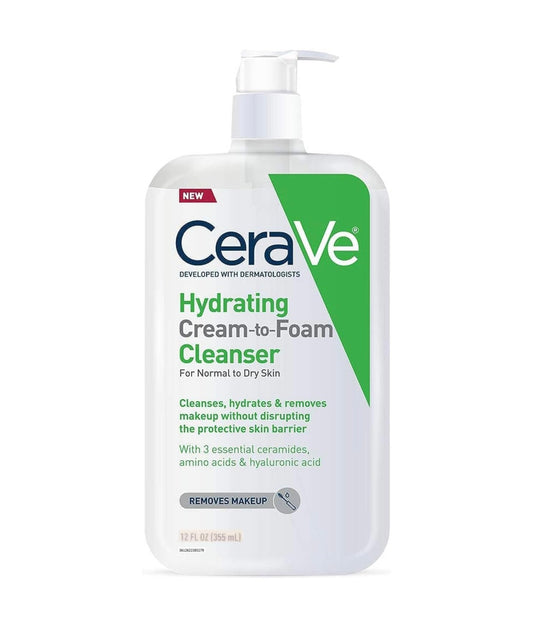 CERAVE HYDRATING CREAM-TO-FOAM CLEANSER