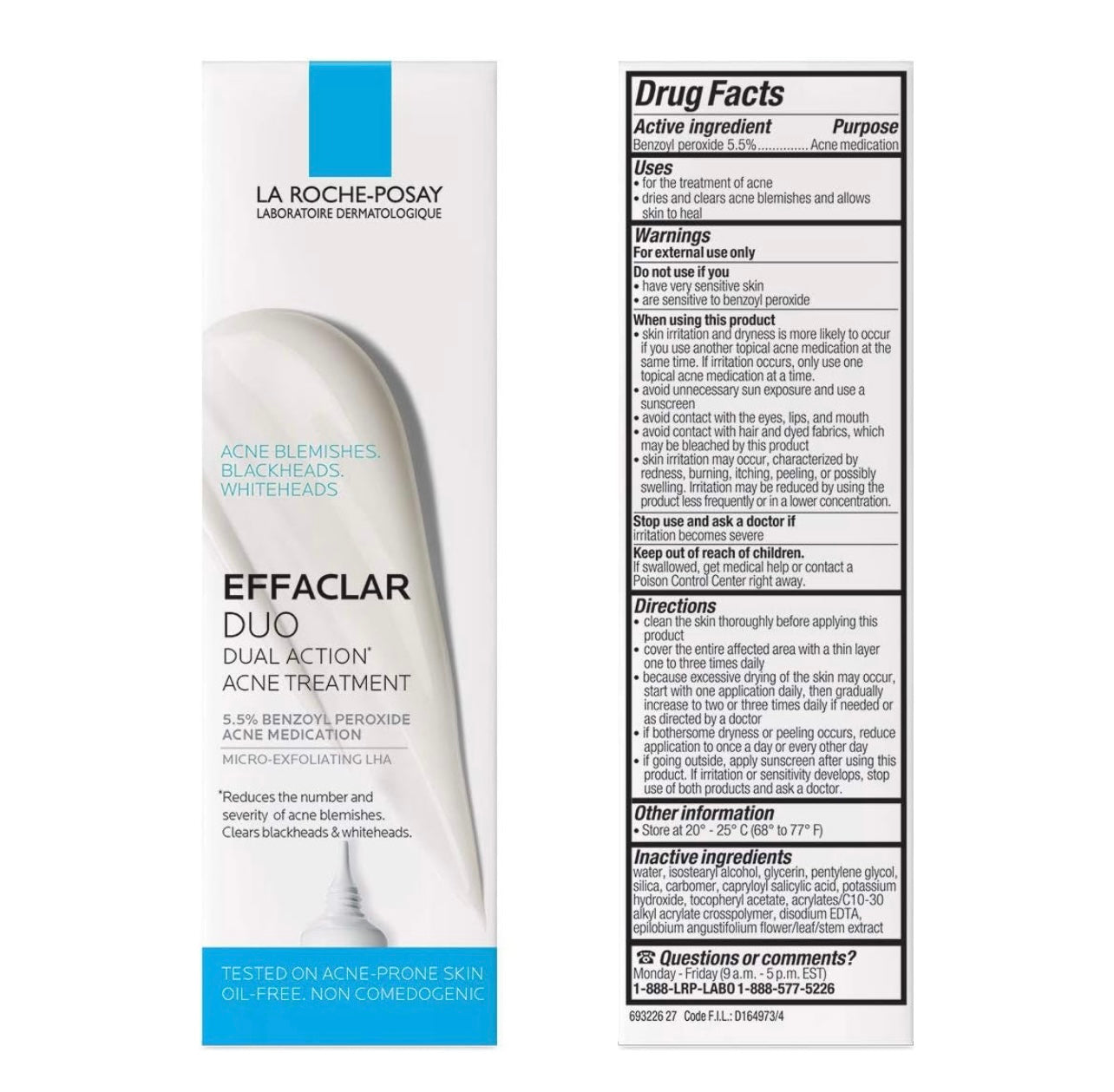 LA ROCHE-POSAY EFFACLAR DUO ACNE TREATMENT